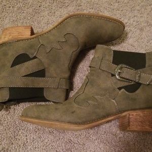 Western style booties